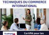 Formation Commerce International 2025